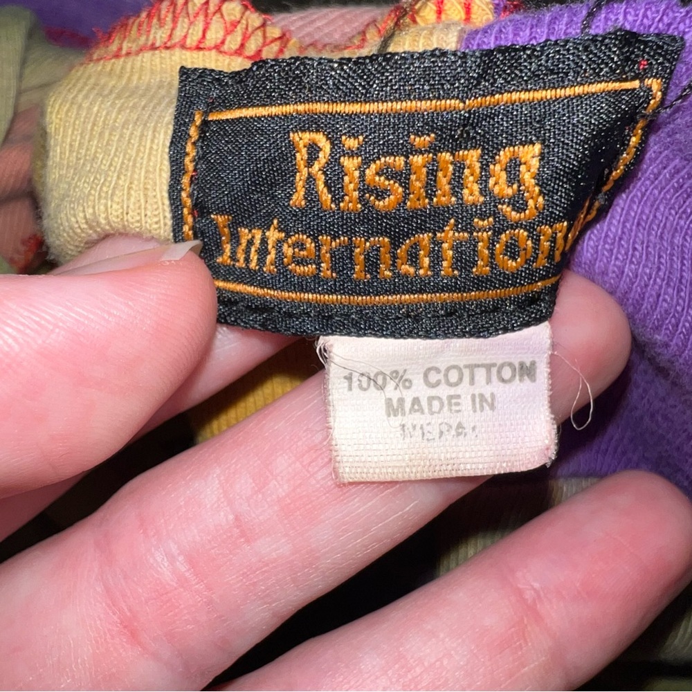 Colorful Patchwork Zip Up Jacket - image 4